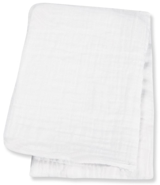 Bamboo Swaddle Mulltuch (modern collection) - White