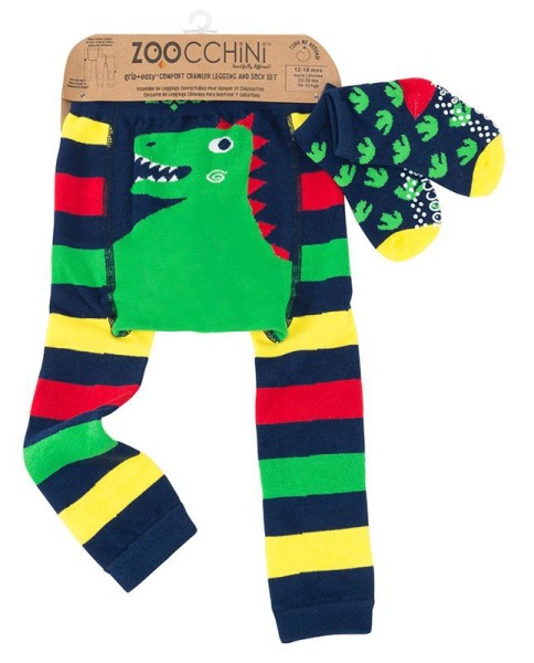 Baby Leggings & Sock Set (12‐18M) ‐ Devin der Dinosaurier