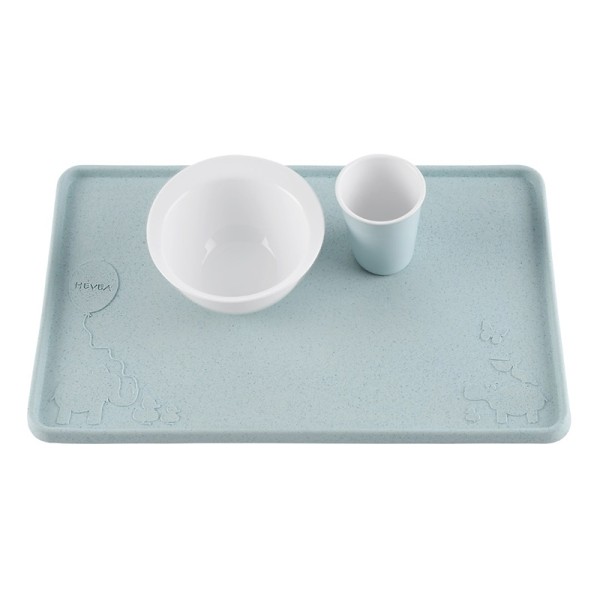 Kinder-Tischset/Platzset - Naturkautschuk / upcycled / Blue