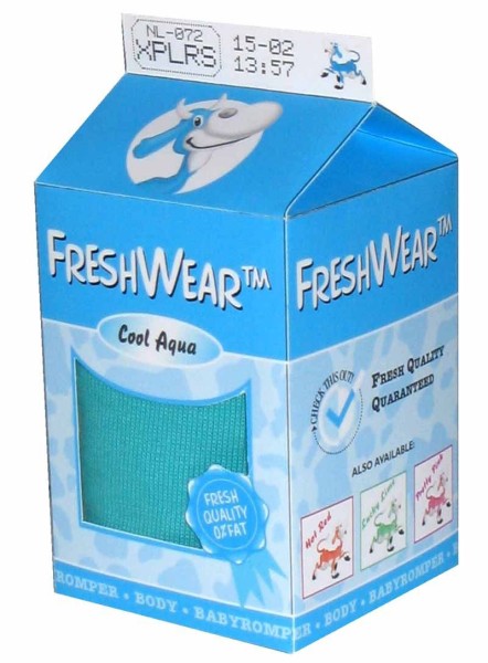 FreshWear Body im Milchkarton - Aqua (Medium 62/68)