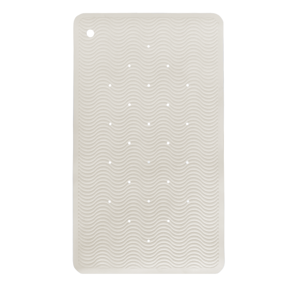 Badewanneneinlage - Naturk. Wave long / Marble (69,5 x 39,5 cm) / Versandtasche