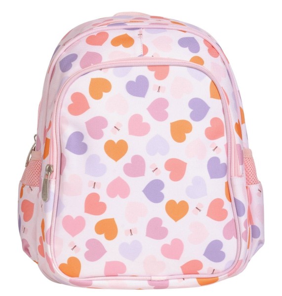 Rucksack mit Isolierfach / Herzen