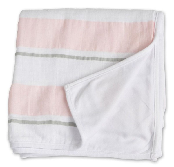 Childhood Blanket Kinderdecke - Pink Stripe