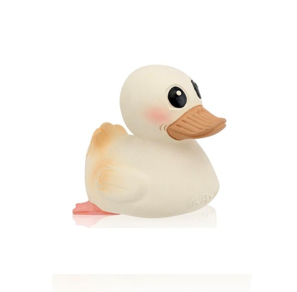 Badeente Kawan Mini - Naturkautschuk / White (Höhe: ca. 9 cm)