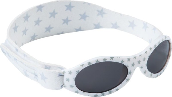 Dooky - Baby-Sonnenbrille Martinique / Neopren + Klett / 100% UV-Schutz / Silberne Sterne