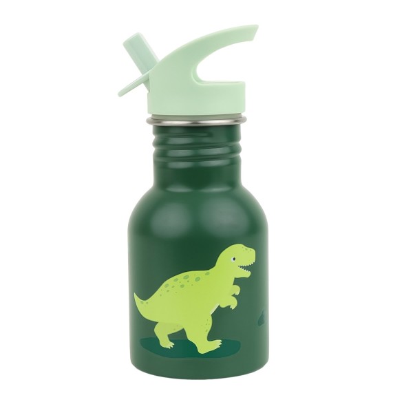 Kleine Trinkflasche - Edelstahl / Dinosaurier