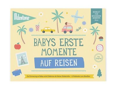 Milestone™ Booklet Baby-Fotokarten / Reisen / 6 Karten