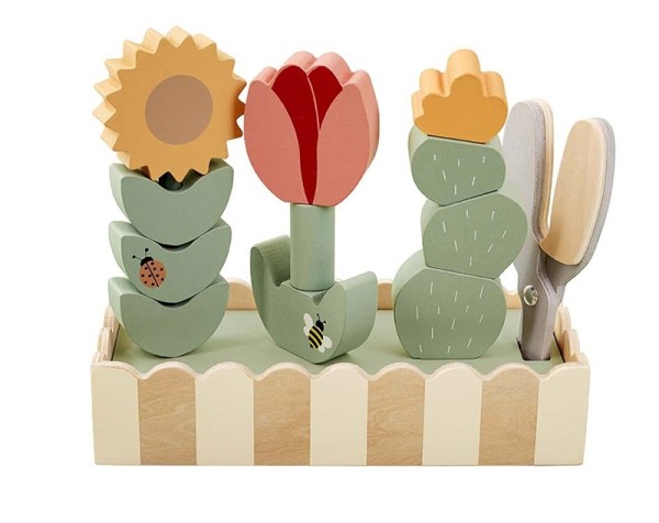 Stapelspielzeug Blumen