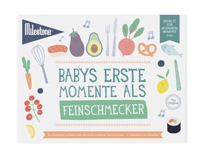 Booklet Baby-Fotokarten / Feinschmecker / 6 Karten