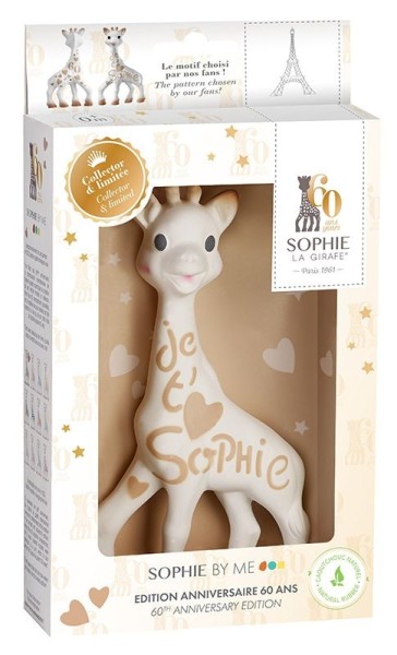 Sophie la girafe 60.Geburtstag "Sophie by me" limited edition /  Naturkautschuk