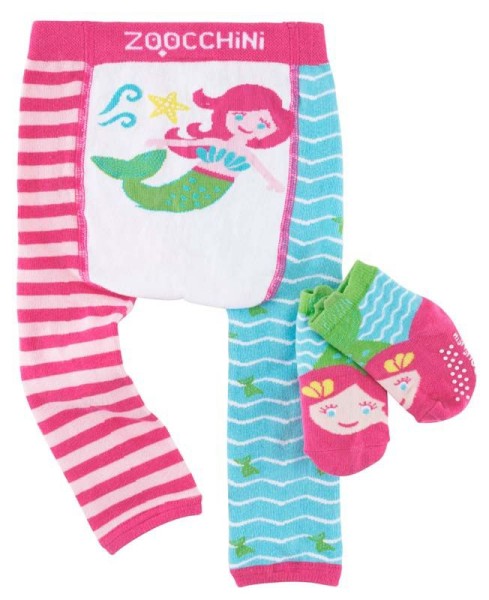 Baby Leggings & Socken Set - Marietta die Meerjungfrau (12-18M)