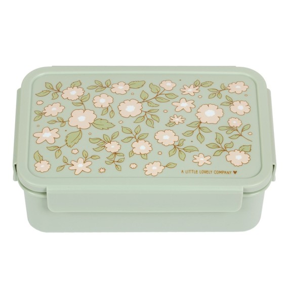 Bento Lunchbox / Blüten / Salbeigrün