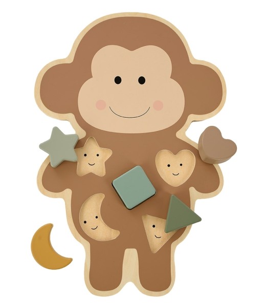 Steckpuzzle Affe