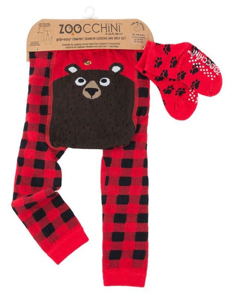 Baby Leggings & Sock Set (6‐12M) ‐ Bosley der Bär