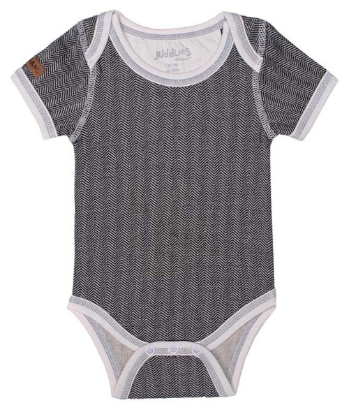 Cottage Collection - Body Baumwolle (Bio)  /  Bear Black (S / 3-6 M)