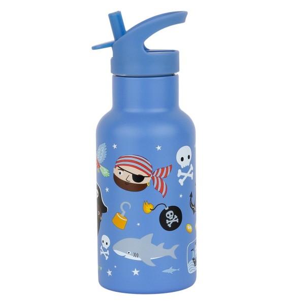Trinkflasche - Edelstahl / Piraten