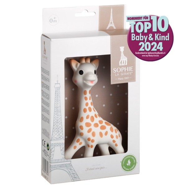 Sophie la girafe® (Geschenkkarton weiß) / Naturkautschuk
