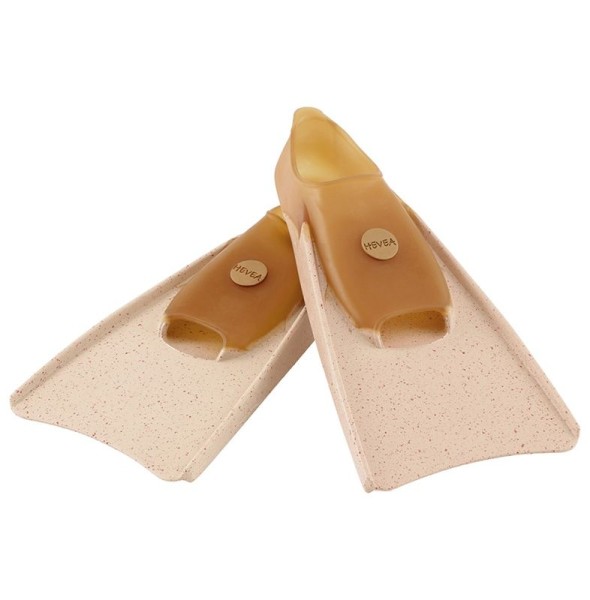 Schwimmflossen - Naturkautschuk / upcycled / Mottled Peach (Gr. 34-35)