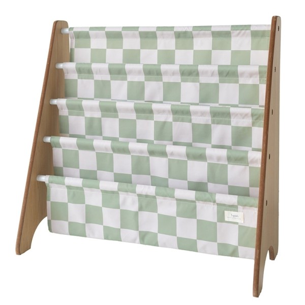 Kinderbücherregal / Recycling / Checkerboard / Green
