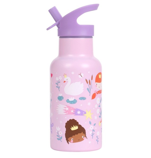 Trinkflasche - Edelstahl / Prinzessin