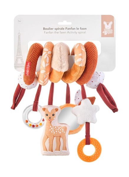 Fanfan Kinderwagenkette Activity-Spirale Reh / Textil
