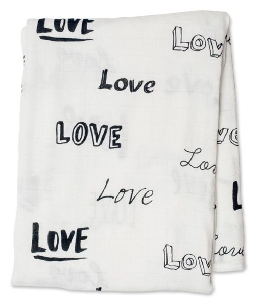 Bamboo Swaddle Mulltuch (modern collection) - Love