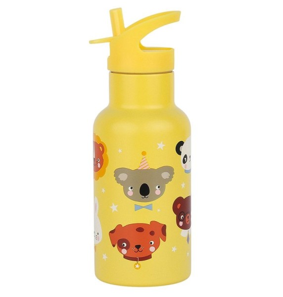 Trinkflasche - Edelstahl / Tierfreunde
