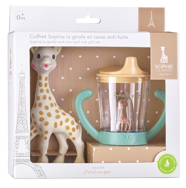 Set Sophie la girafe + Trinklerntasse Sophie
