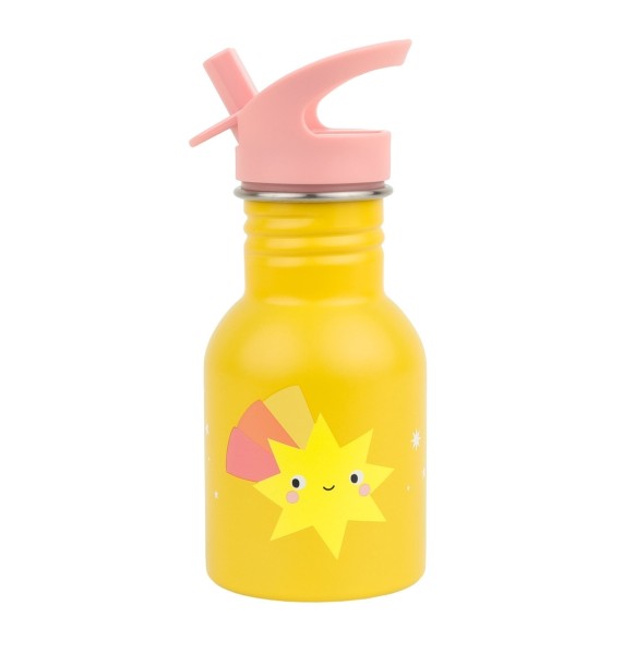 Kleine Trinkflasche - Edelstahl / Sternschnuppe