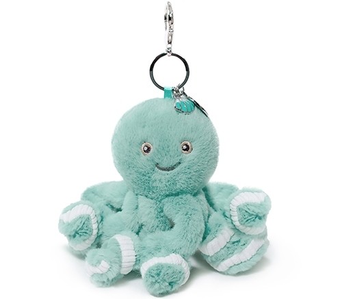 Bag Charm - Plüschanhänger Okotpus Reef / Türkis