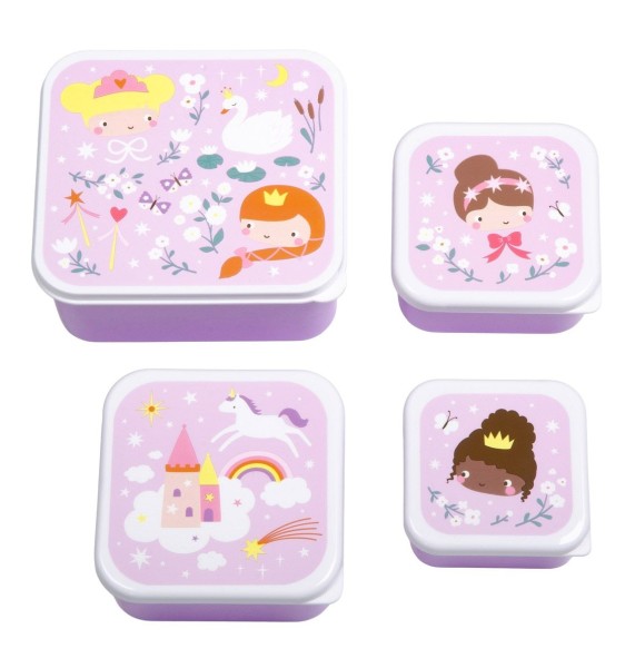 Lunchbox / 4er Set / Prinzessin