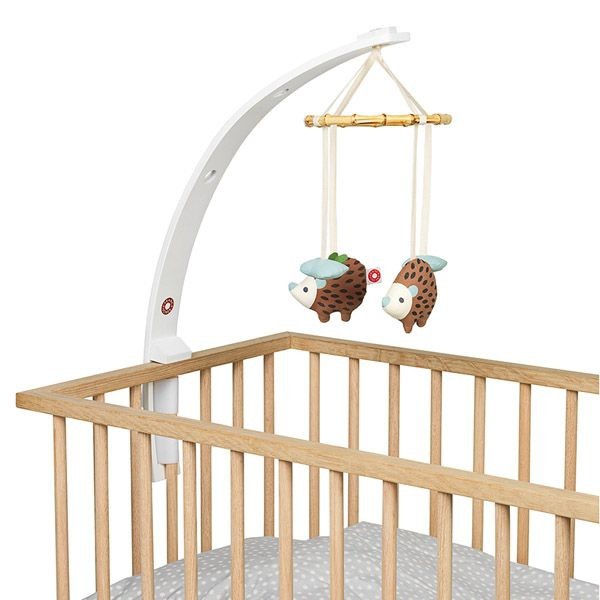Baby Amuse - Bett Mobilehalter / Holz / Weiß