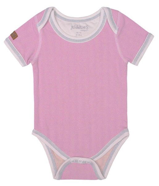 Cottage Collection - Body Baumwolle (Bio)  /  Sunset Pink (S / 3-6 M)