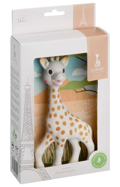 Sophie la girafe® (Geschenkkarton weiß, NEU) / Naturkautschuk
