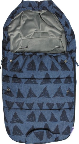 Dooky Footmuff SMALL - Fußsack / Blaues Tribal / klein (*)